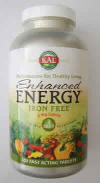 Enhanced Energy Iron Free 180ct from Kal